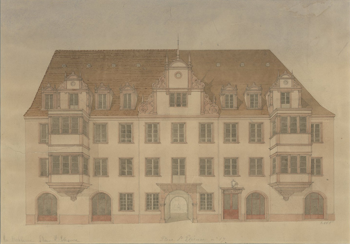 VUE DE STRASBOURG : MAISON ZUM RITTER PLACE SAINT-ETIENNE